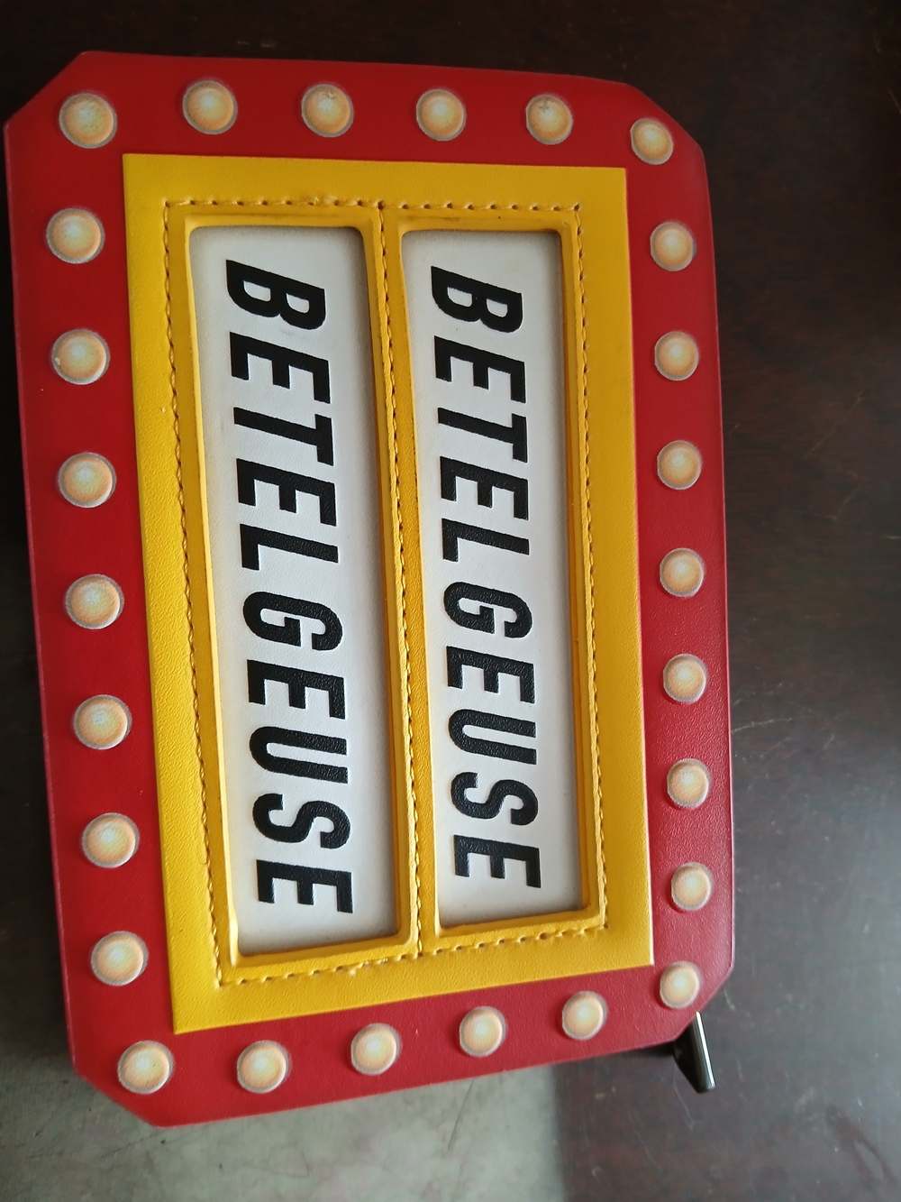 Loungefly Red and Yellow BETELGEUSE Marquee Wallet
